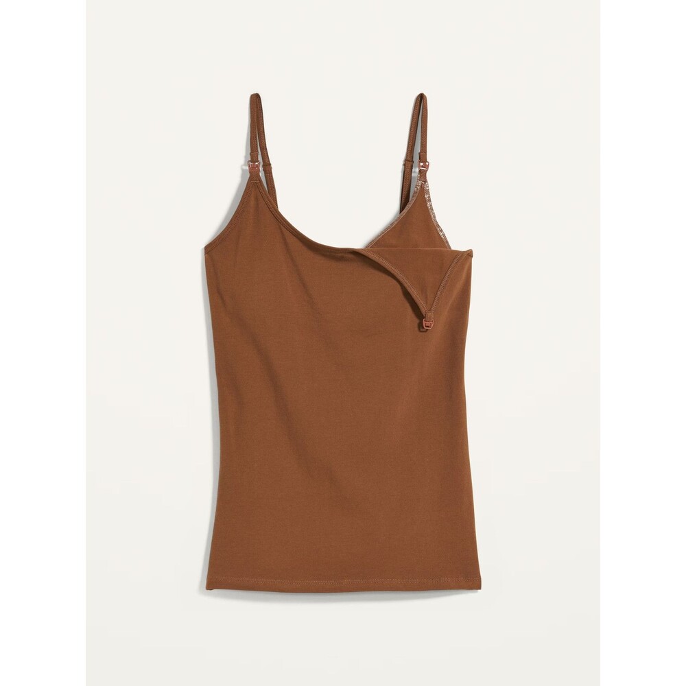 Old Navy Maternity First Layer Nursing Cami Top Brown Size Large